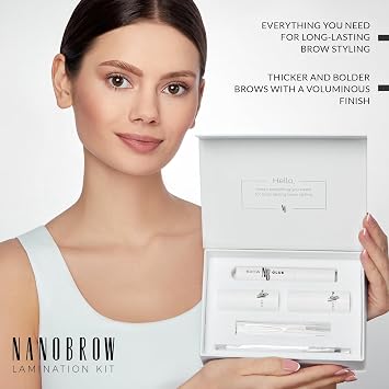 Nanobrow Lamination Kit - brow Lamination kit; Professional Eyebrow Lamination and Styling at Home, DIY Lamination kit