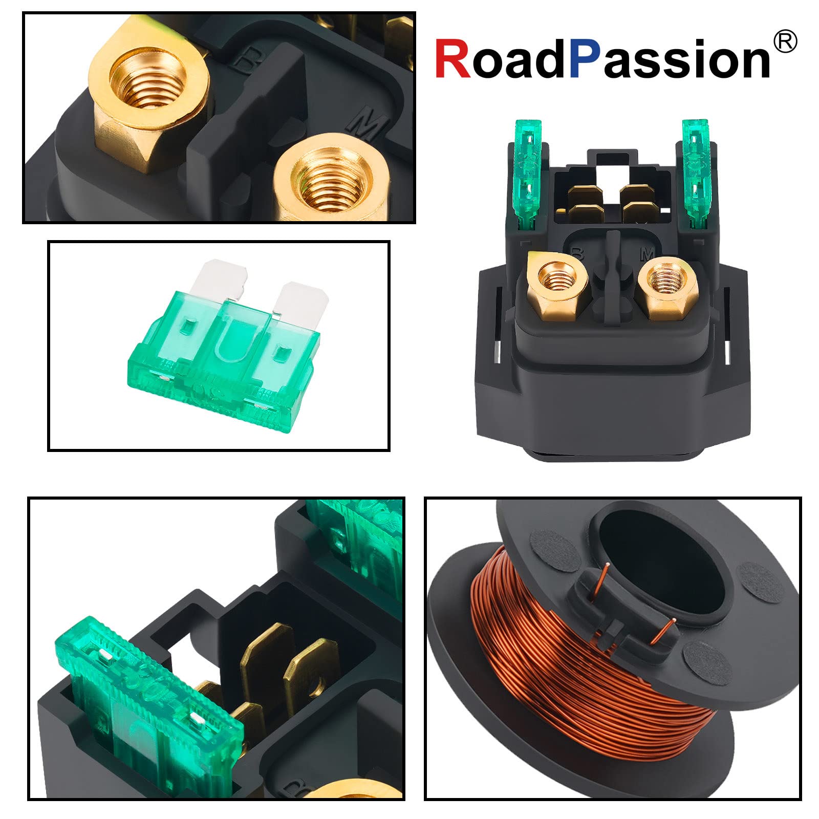 Yamaha Big Bear 400 BY New Starter Relay Solenoid YFM400 00-09 - Foto 8