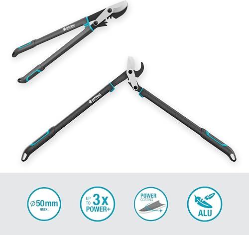 Gardena Sécateur EnergyCut Pro L: sécateur bypass pour bois vert et frais, diamètre de coupe 50 mm, lames affûtées avec précision, conception légère, poignées ergonomiques (12051-88) - 7
