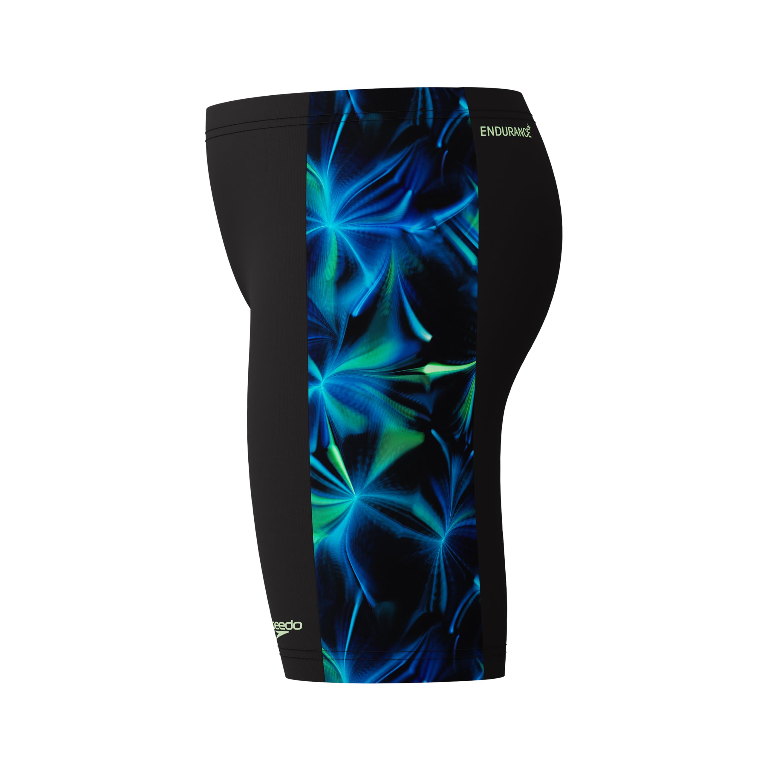 Speedo Jammer Badehose für Jungen, bedruckt, Anthrazit/Hellklee