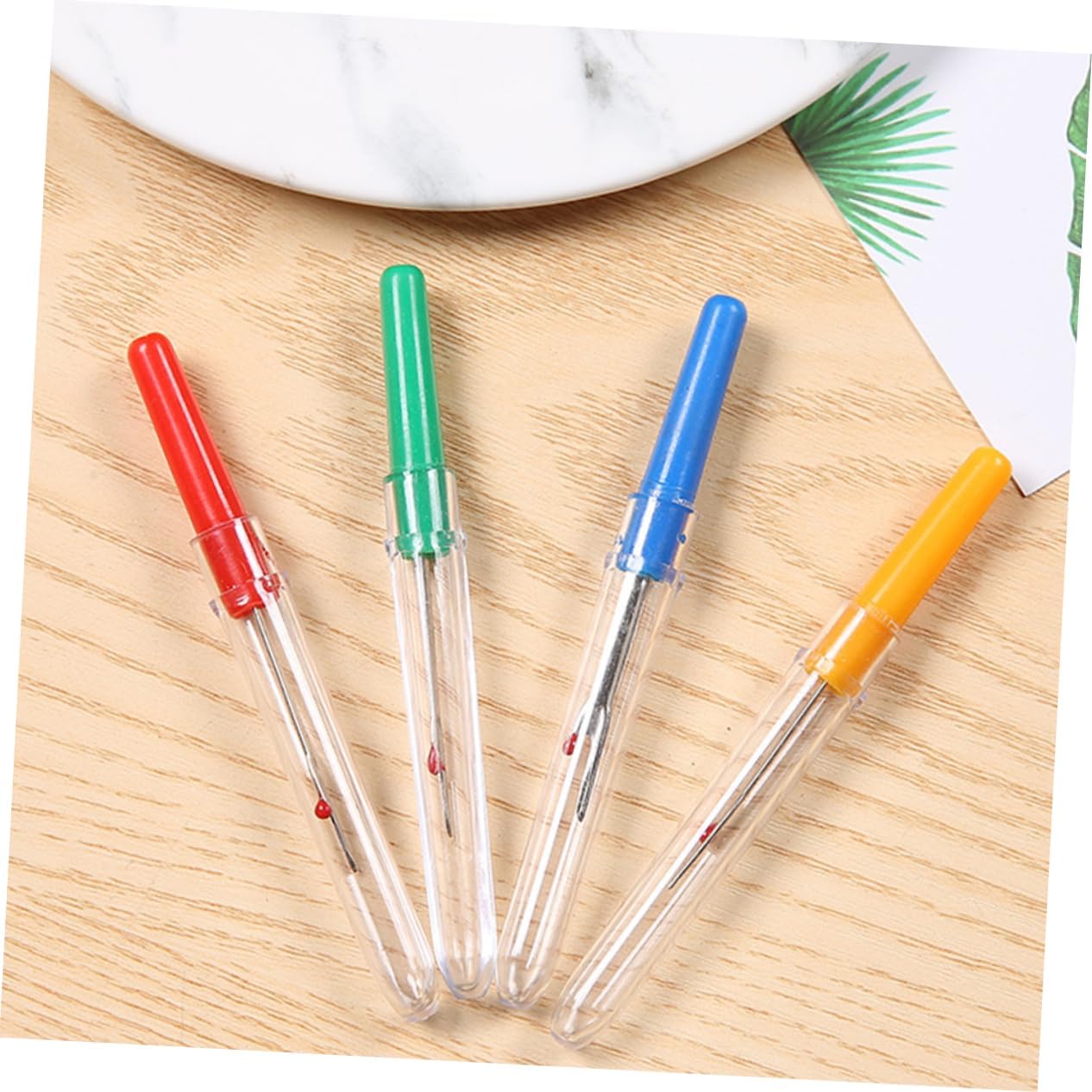 Artibetter 20PCS Seam Ripper Thread Cutter Kit for DIY Sewing Embroidery Durable Handle Unpicker Tools for Removing Unwanted Stitches Random Color Selection Random Color