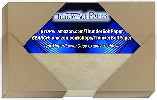 50 Old Age Parchment 65lb Cover Paper Sheets 3 X 5 Inches Cardstock Weight Colored Sheets 3
