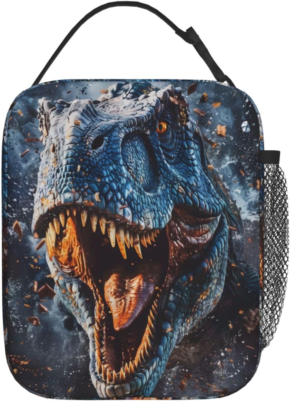 Insulated Lunch Box for Boys Girls Kids Dinosaur Lunch Box for Work,Picnic,School,Travel,Hiking,Beach or Fishing Polyester Dinosaur Theme Lunch Bag - Image 5