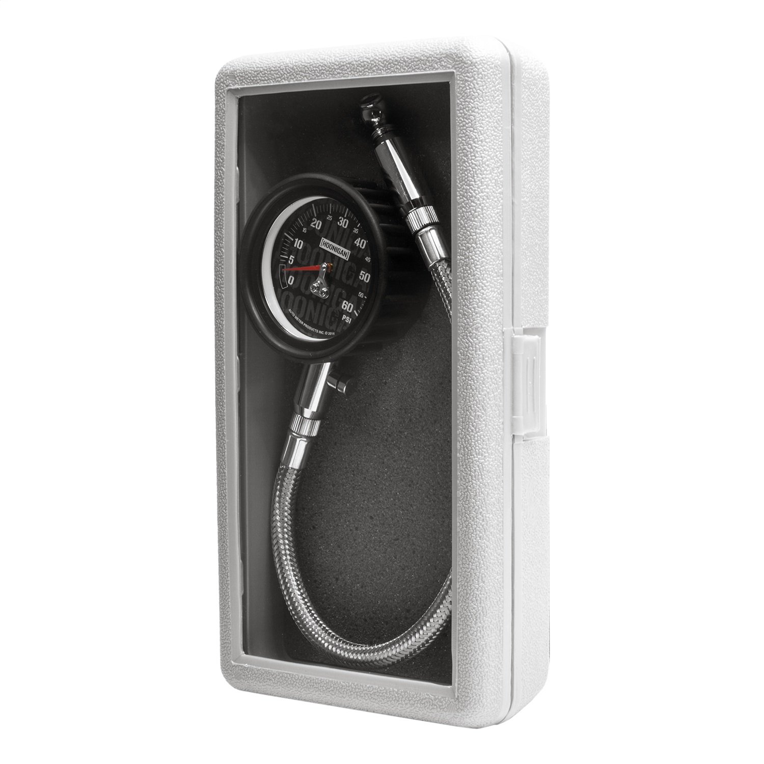 Auto Meter AutoMeter 2160-09000 Manómetro, presión de neumáticos, 0-60 psi, Hoonigan, analógico