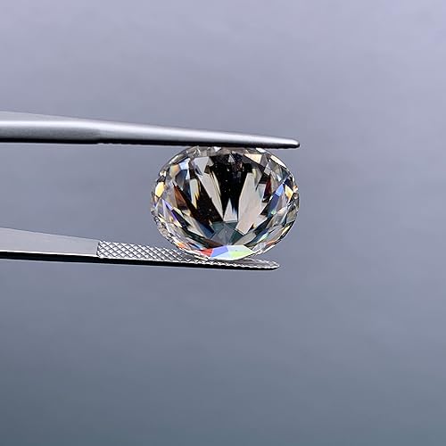 Miniatura 7 de Real D Moissanita incolora VVS1 con informe GRA para la fabricación de joyas