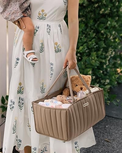 Miniatura 6 de Blissful Diary Cesta de pañales para bebé y cambiador contorneado