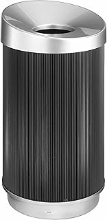 Safco At-Your-Disposal, Modern Vertex Trash Can, Puncture & Moisture Resistant, 38 Gallons