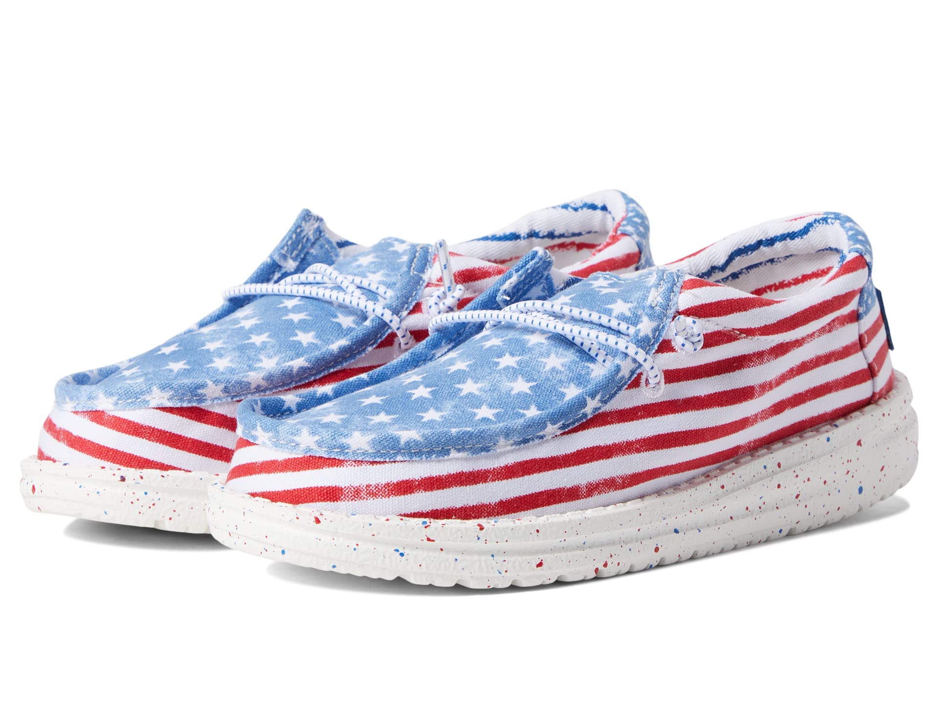 HEYDUDE Boy's Wall (Toddler/Little Kid/Big Kid) Stars N Stripes 12 Little Kid M
