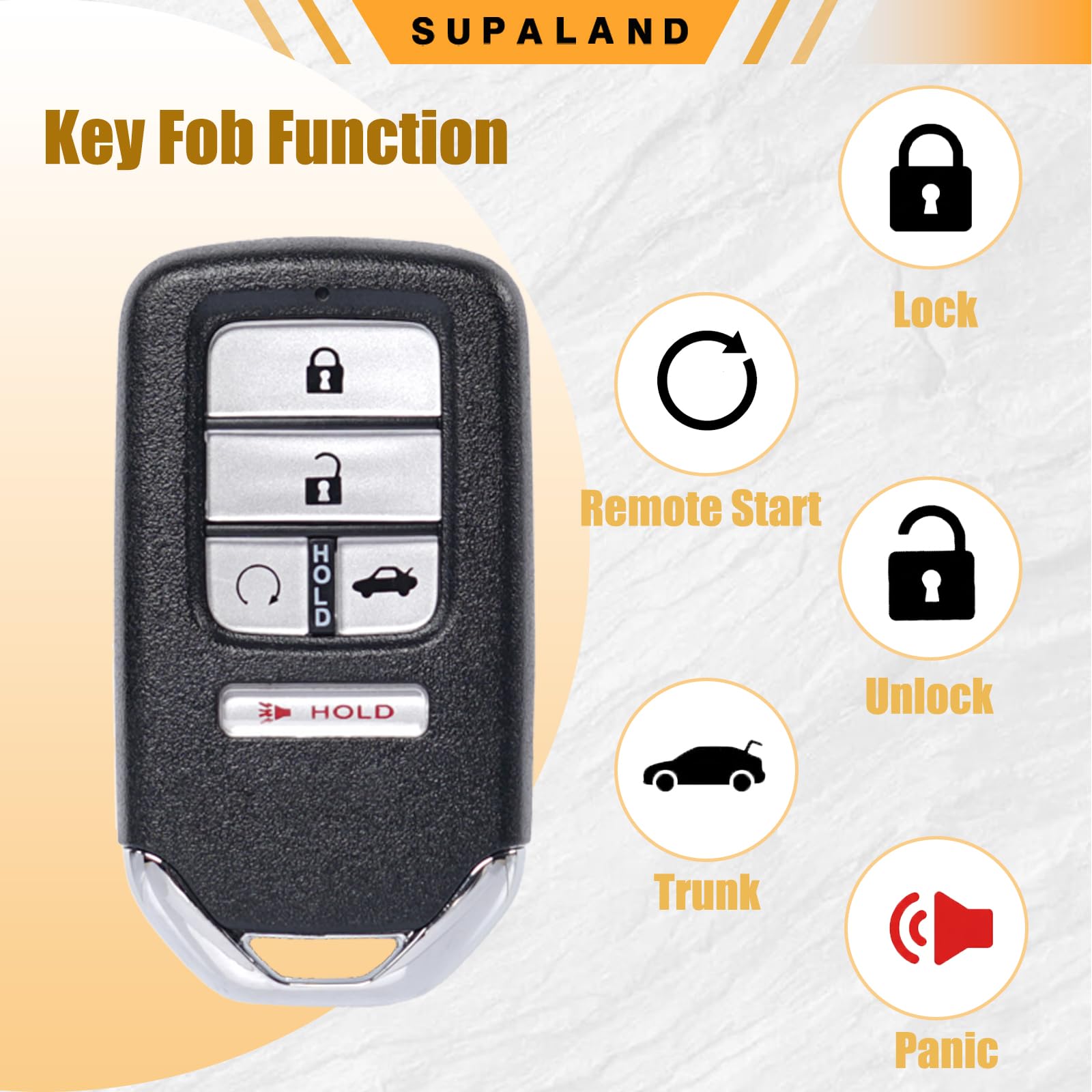 Amazon.com: SUPALAND Smart Key Fob Keyless Entry Fits for Honda