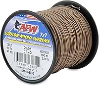 Vista 17 de American Fishing Wire Surflon Micro Supreme Nylon recubierto 7x7 de acero inoxidable, líder en alambres anudables para pesca en agua salada, pesca
