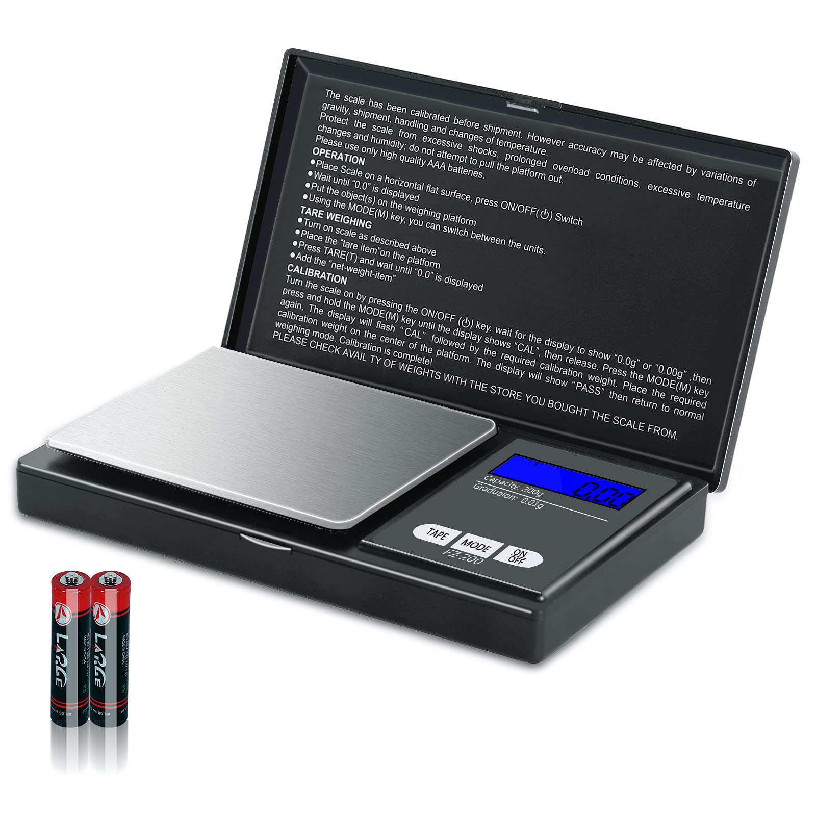 Buy Digital Kitchen Scale, 200g 0.01 Gram Accuracy, Pocket Scale Gram