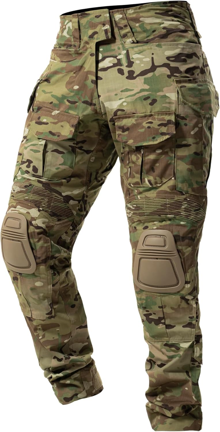 IDOGEAR Men’s G3 Combat Pants with Knee Pads Multi Camouflage Trousers Airsoft Hunting Paintball Tactical Outdoor Pants IDOGEAR Men’s G3 Combat Pants with Knee Pads Multi Camouflage Trousers Airsoft Hunting Paintball Tactical Outdoor Pants