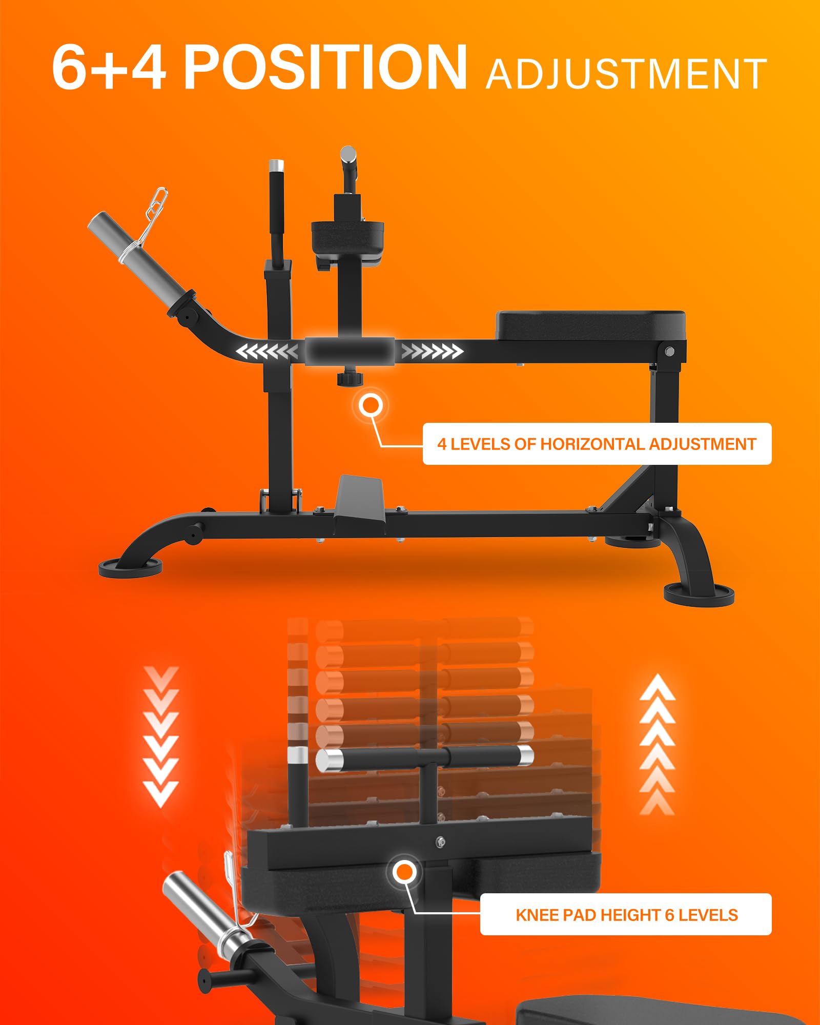 HVO Wedentrainer Wadenmaschine Sitzend: Beintrainer für Zuhause im Sitzen Bein Training Trainingsgerät Kraft-Beintrainer Seated Calf Raise Machine