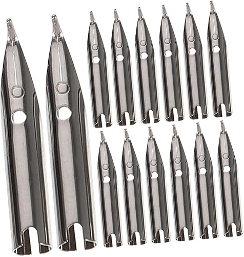 MAGICLULU Bolígrafo de cristal, 15 unidades, kit de caligrafía de vidrio para principiantes, bolígrafos de caligrafía, punta de arte de tinta,