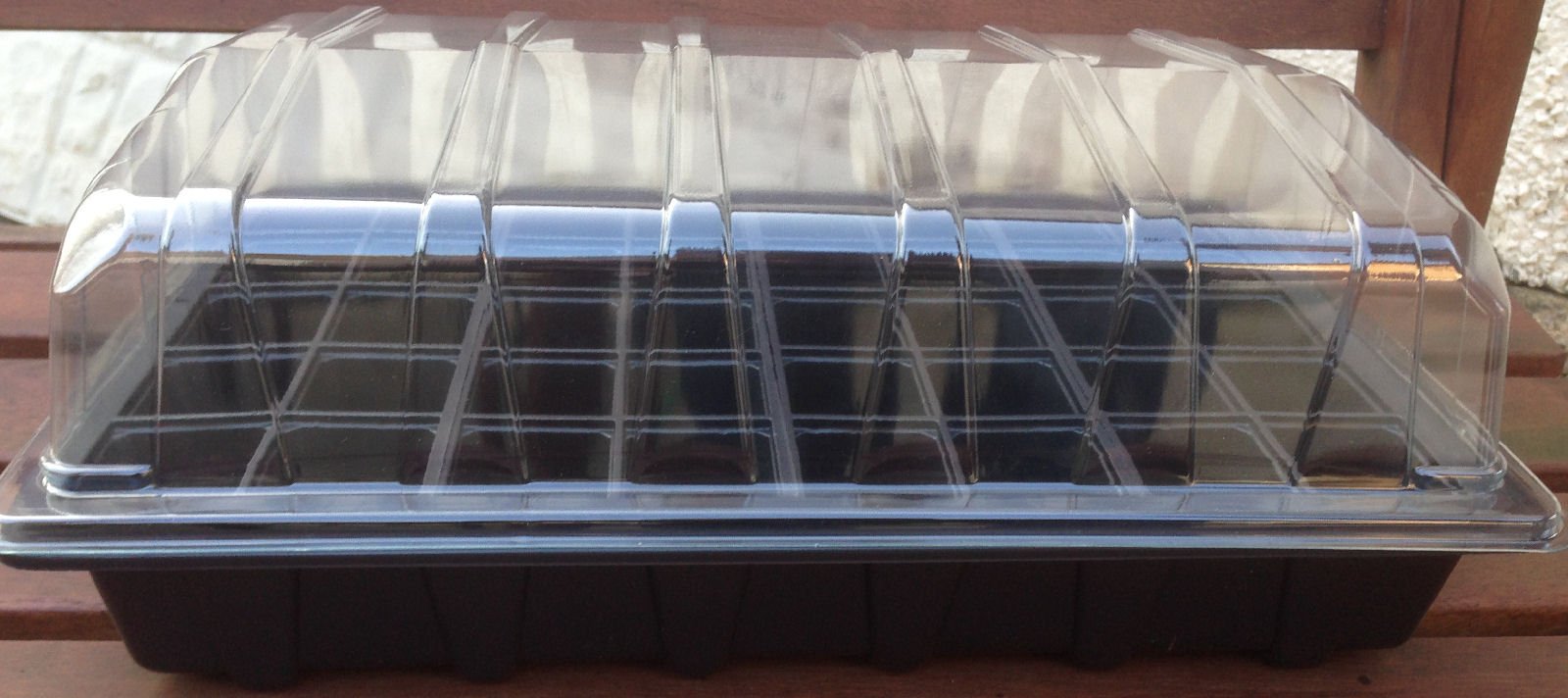 Viridis Hortus - 10 x Propagator Sets Full Standard Seed Trays with V15 Multi-Cell Insert Trays