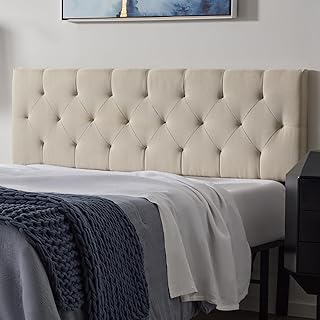 Lucid Mid-Rise Upholstered Headboard - Diamond Tufted - Padded Polyester...