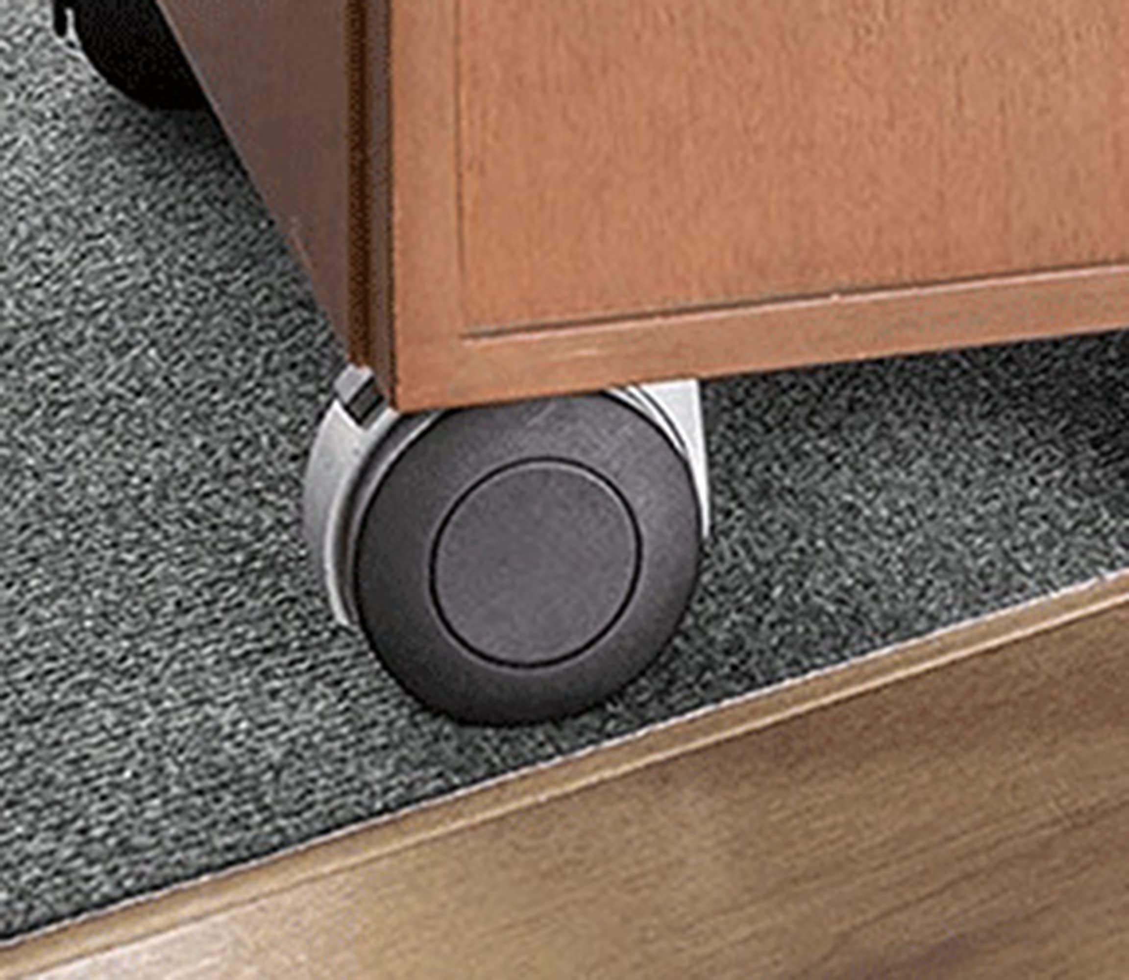 Stoelmat Vloerbeschermingsmat (1396 x 897 mm) Antislipmat voor kantoorstoelen voor harde vloeren, stoelmat voor rolstoelen, soepel glijdend onder bureaumat voor thuiskantoor (donkergrijs) | NL