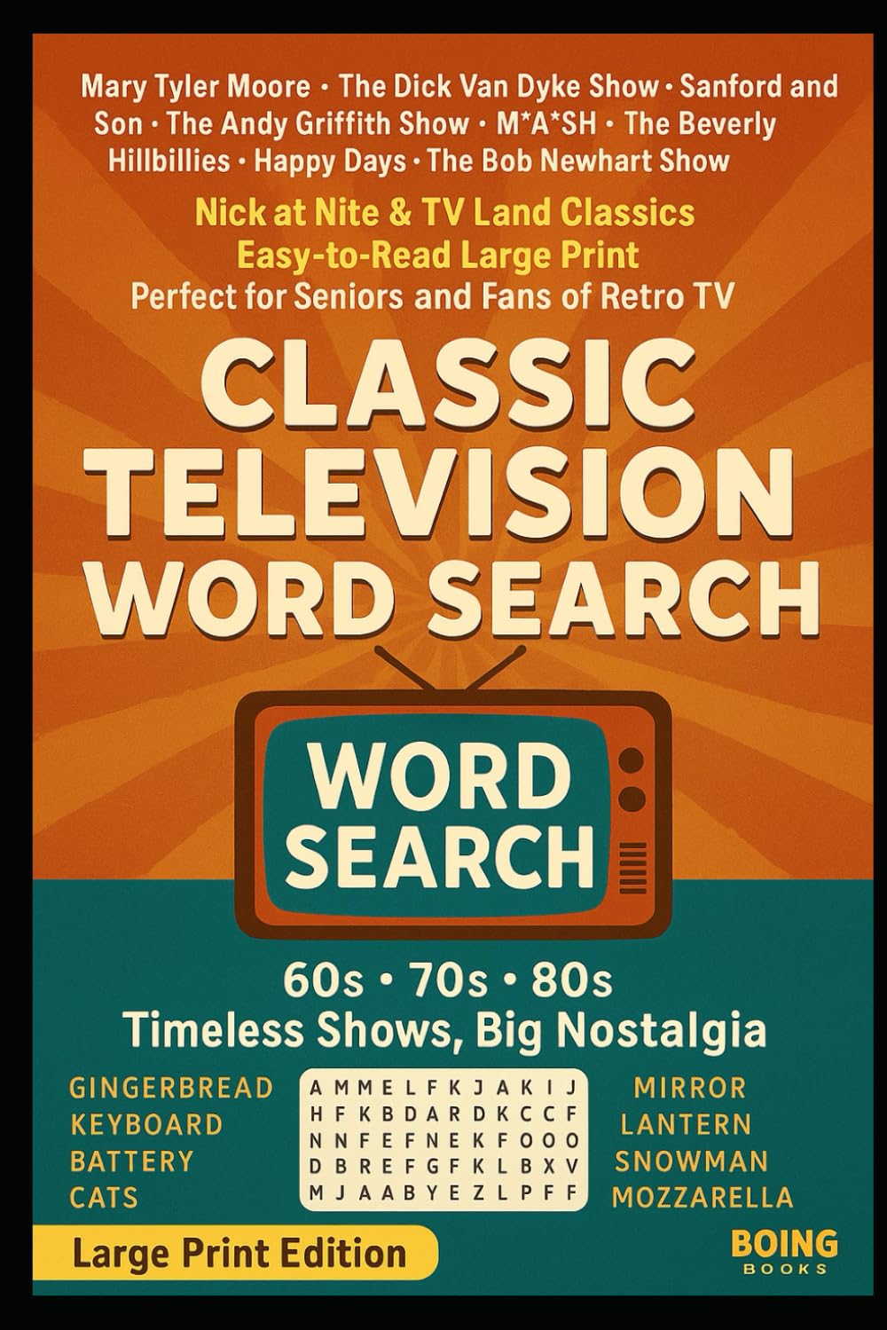 Classic Television Word Search: Nick at Nite Favorites in a Fun, Easy-to-Read Puzzle Format