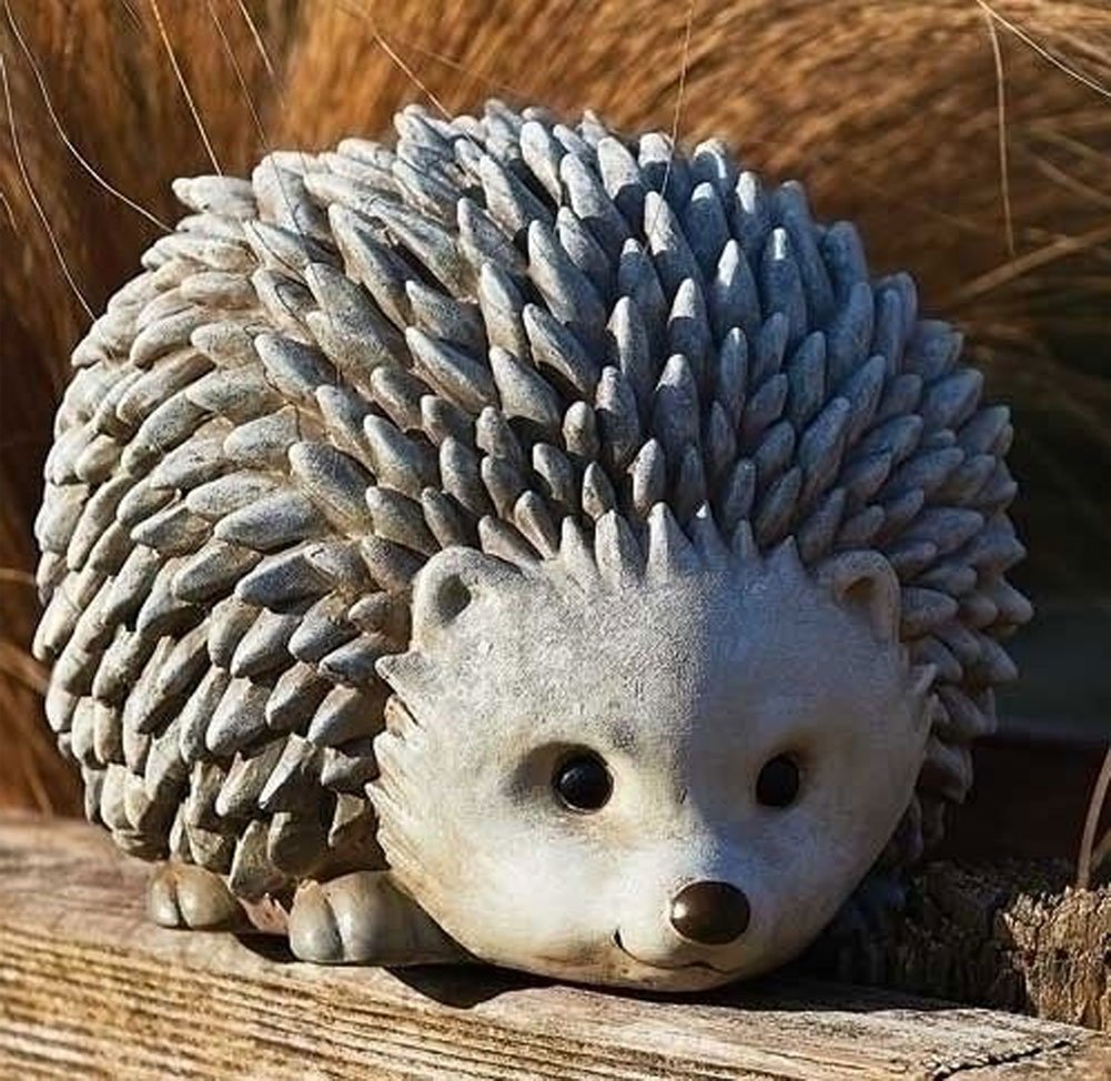 Amazon.com : Roman Pudgy Pal Garden Figure, 75262, Hedgehog, 6.25