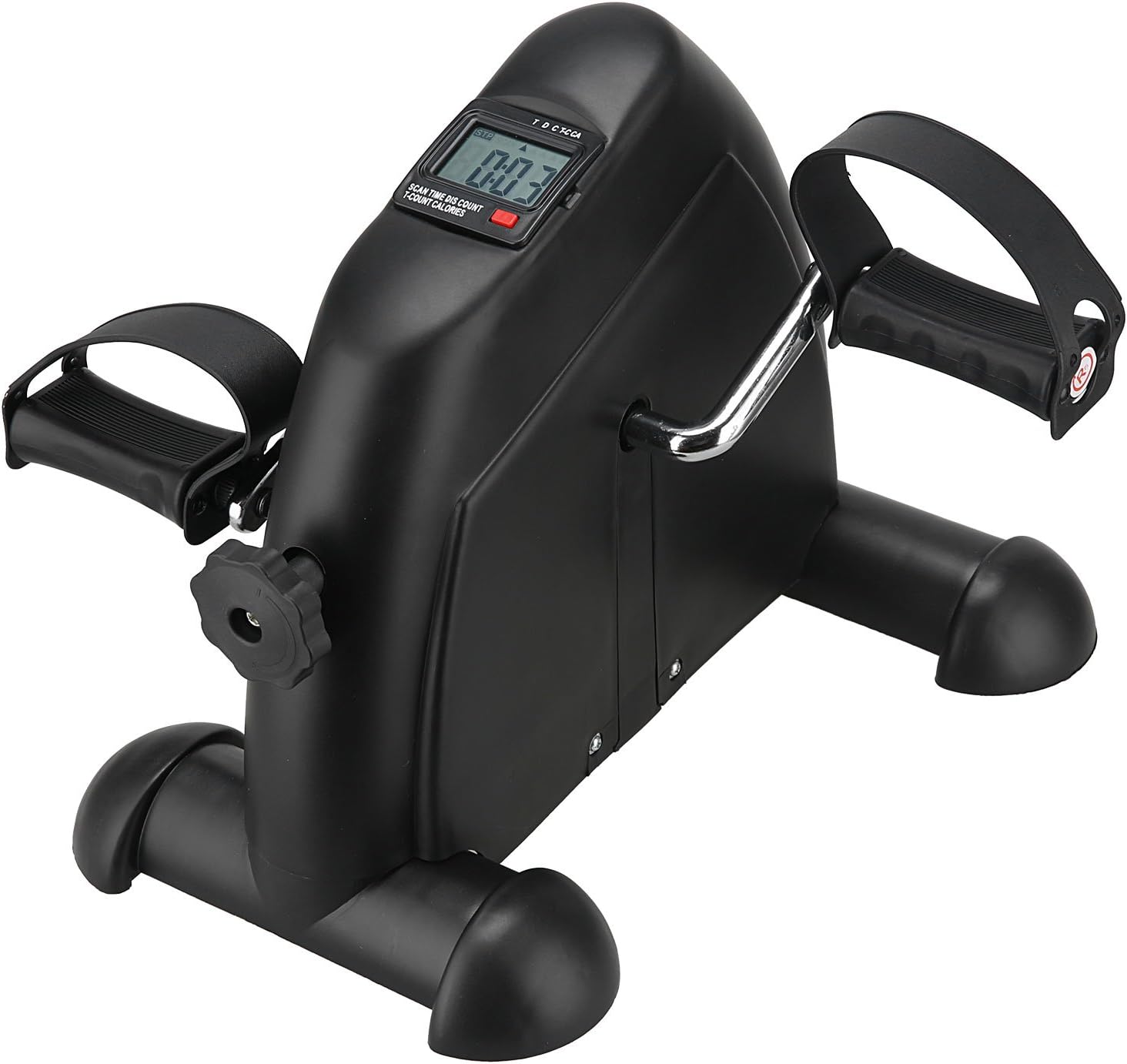 Mini Pedal Exercise Bike LCD Display Portable Cycle Fitness Exerciser Arm Leg Home Gym