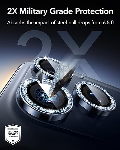 Miniatura 271 de ESR Protector de lente de cámara para Samsung Galaxy S23 Ultra, accesorios para Samsung S23 Ultra, vidrio templado ultrafino resistente a