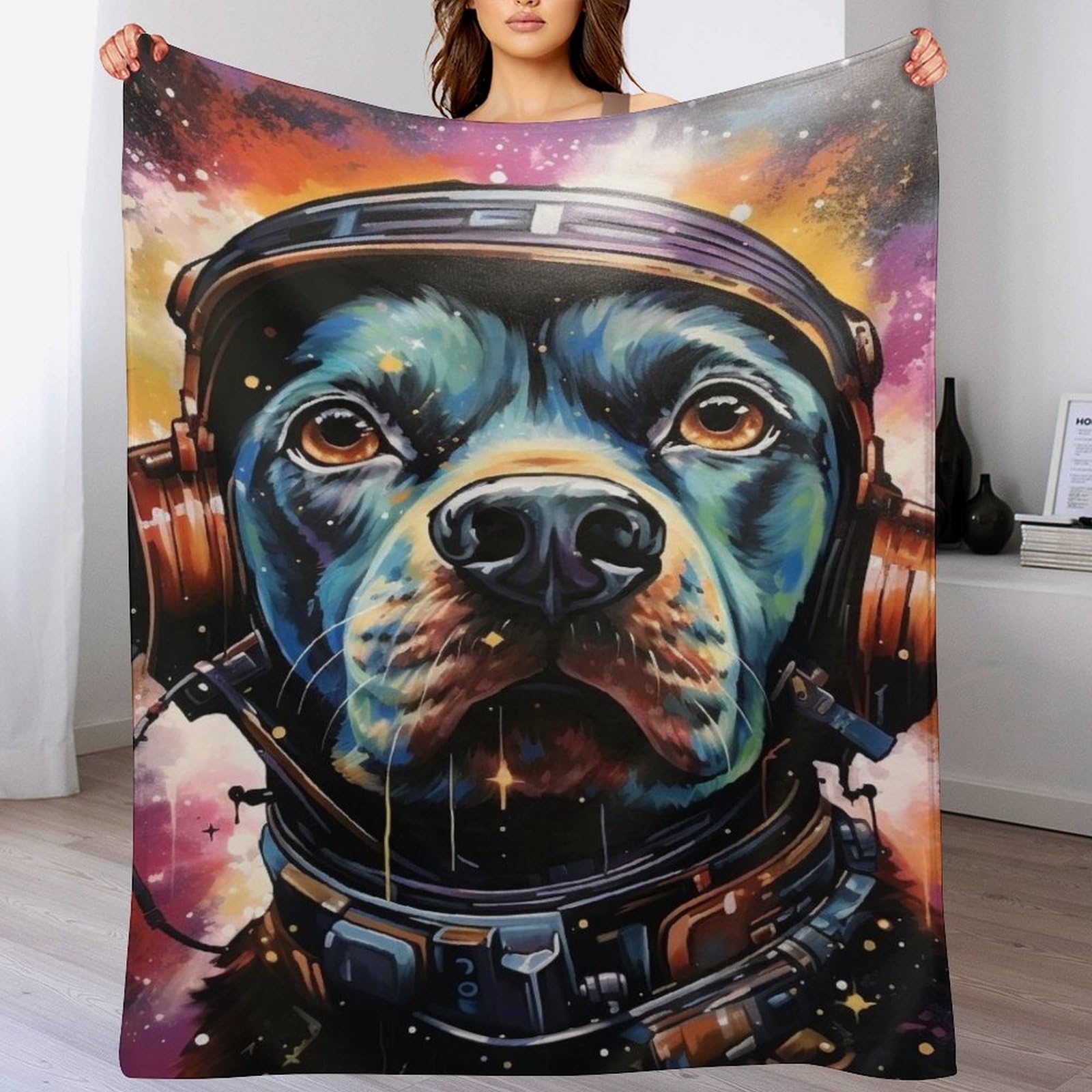Couverture pour chien 140x180cm anti-poils et lavable pour lit et canapé