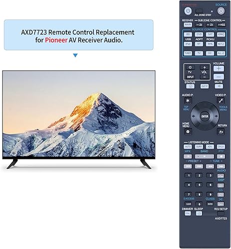 Miniatura 10 de AXD7622 Control remoto de repuesto para Pioneer AXD7583 AXD7624 AXD7660 AXD7690 VSX-520 VSX-521 VSX-524 VSX-530 VSX-70 VSX-820 VSX-822 VSX-824