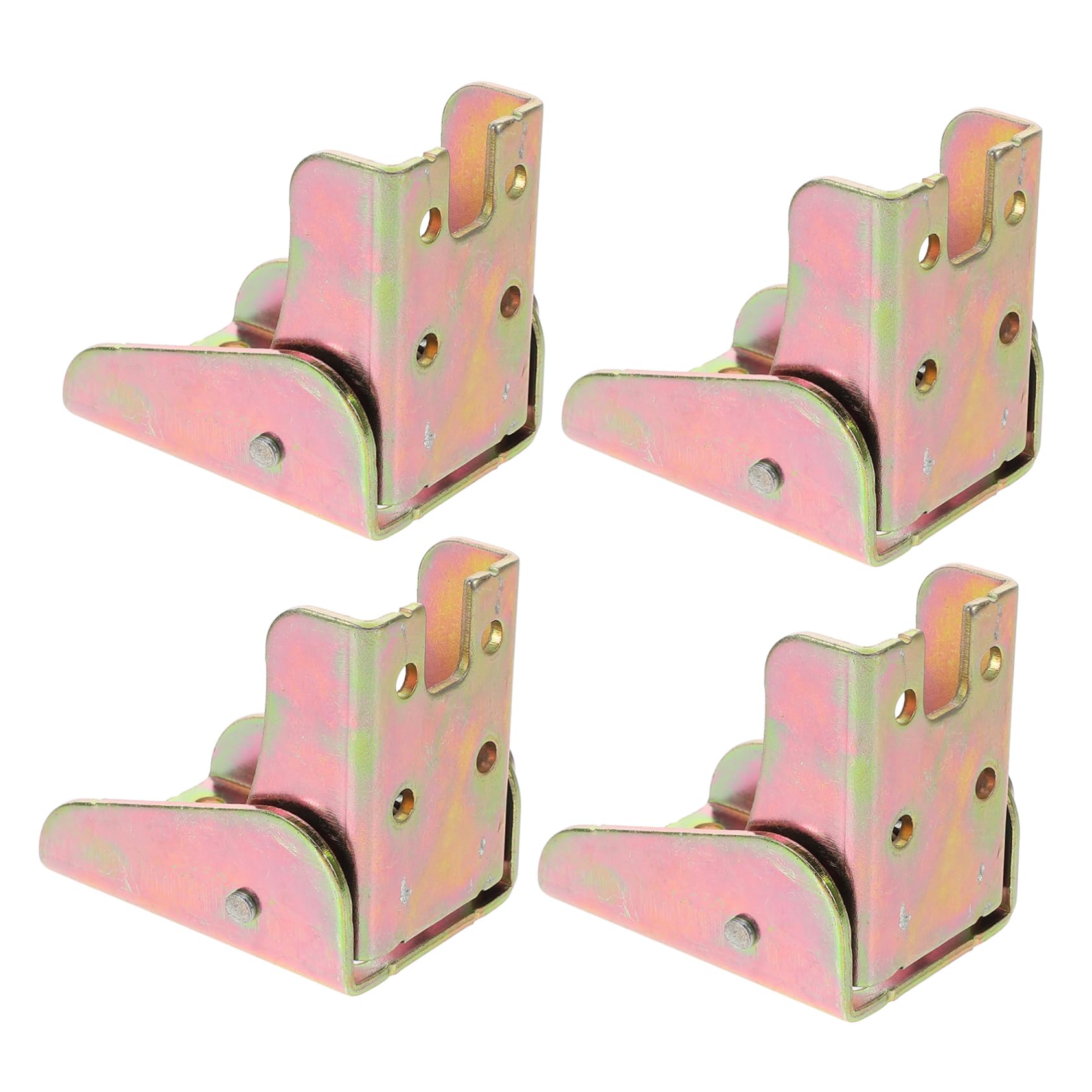 DOITOOL 4set Cerniere Per Porte Chiusura Automatica Gradi Cerniere Pieghevoli in Metallo Resistente Per Frontali Di Mobili e Gambe Di Tavoli Per Mobili Da Cucina