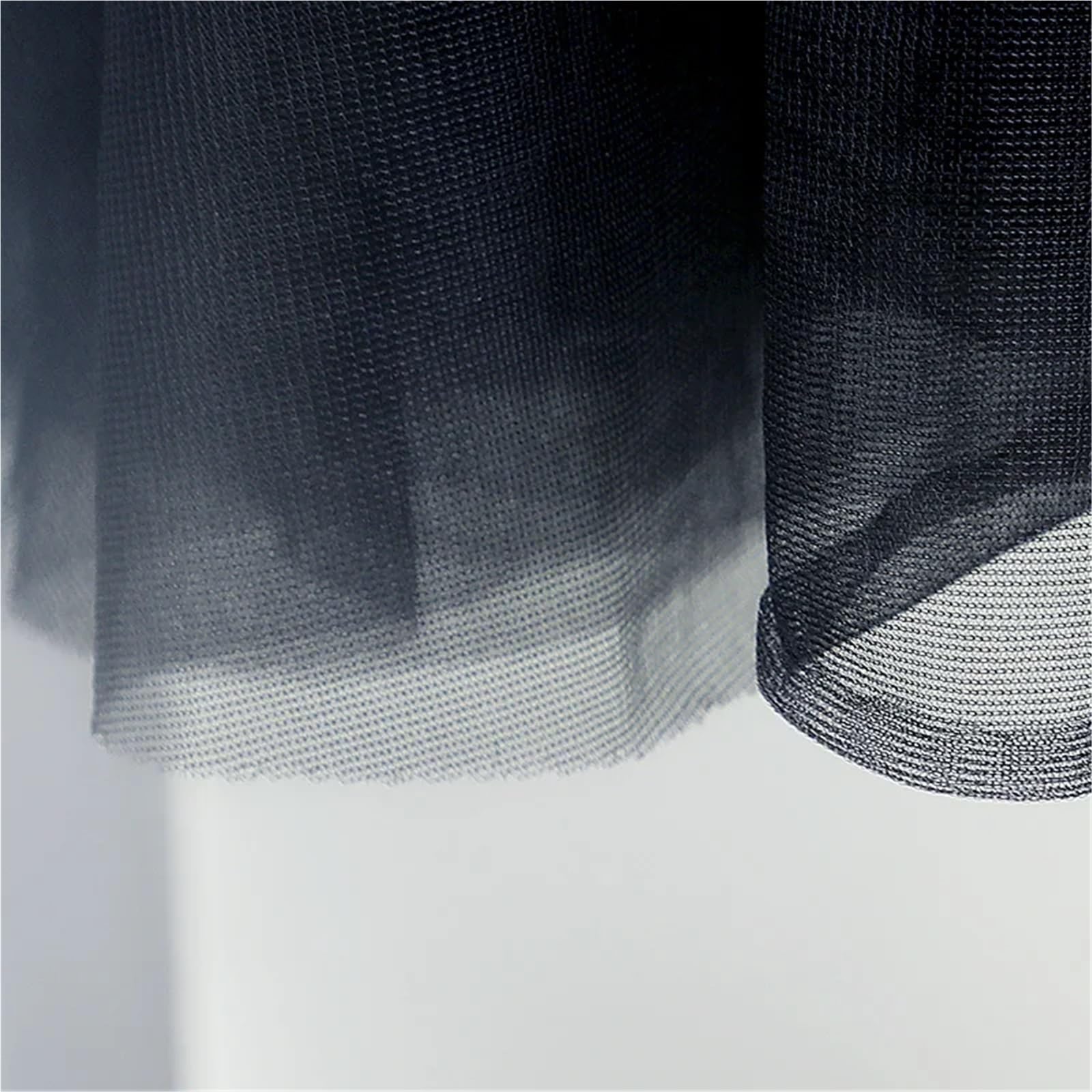 Jupe Longue Sexy et élégante en Mousseline de Soie for Femme, Jupe trapèze Tulle, Tutu, for soirée Mariage, Danse, Ballet, Bandage pour Danse(Black)