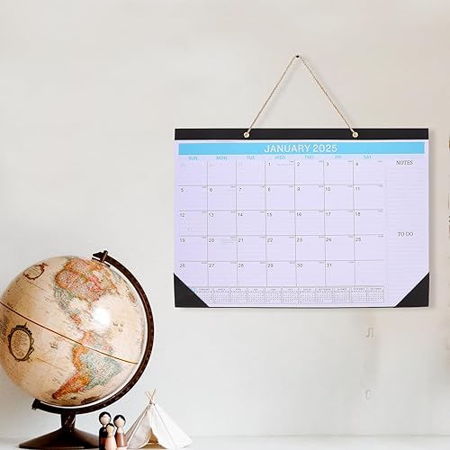 Miniatura 5 de Calendario de escritorio 2024-2025, calendario de pared de enero de 2024 a junio de 2025, calendario de pared, calendario mensual, planificador de