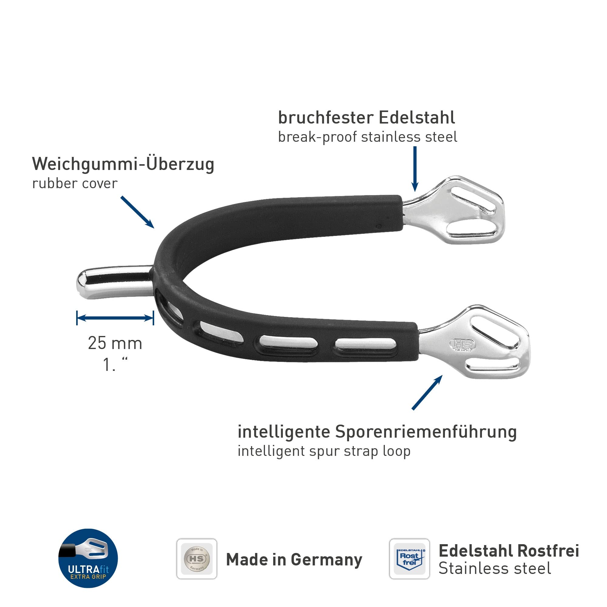 Sprenger - Ultra FIT Extra Grip Spurs