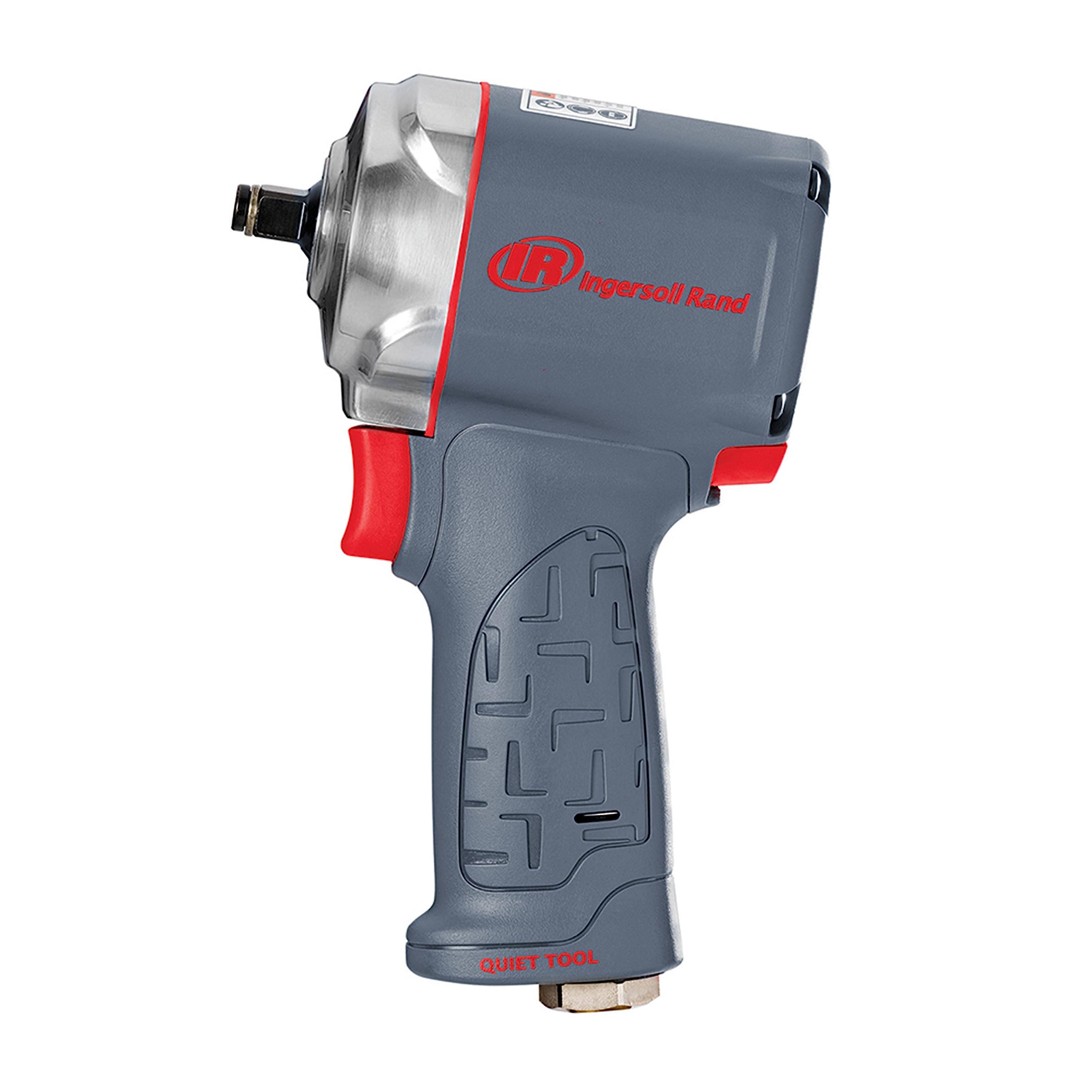 Ingersoll-Rand 15QMAX Clé à chocs pneumatique, 3/8 pouces, ultra compacte, couple maximum avec technologie silencieuse, outil robuste