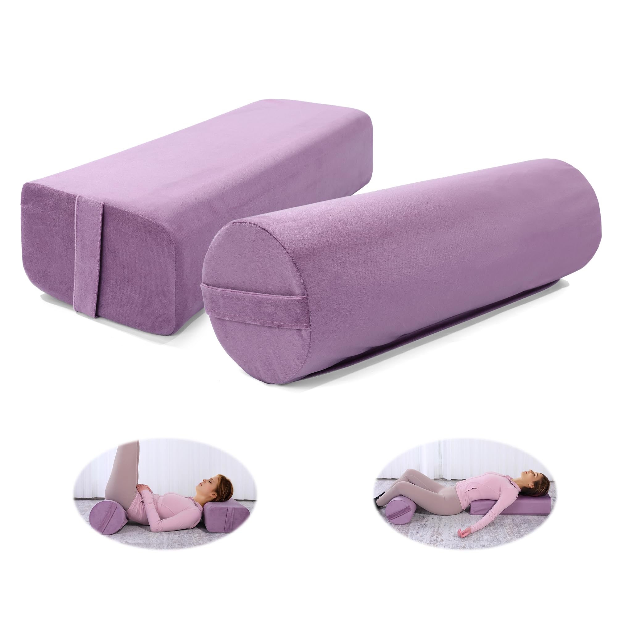 MABOZOO Yoga Bolster Set