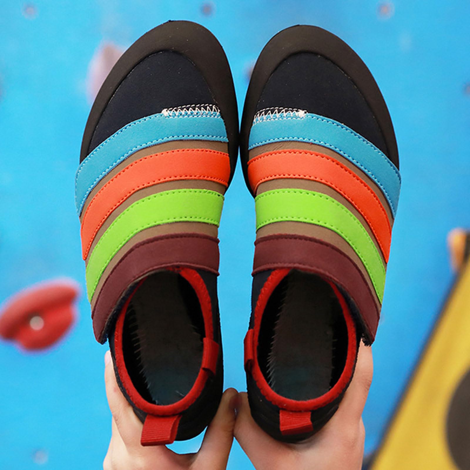 Zapatos De Escalada,Pies De Gato Escalada,Zapatos De Escalada Goma Antideslizante Hombre,Zapatillas De Escalada Mujer,Zapatos Escalada para Niños,Cómodos,para Acampar Escalada