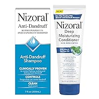 Vista 1 de Nizoral Champú anticaspa 7 onzas acondicionador hidratante profundo paquete de 11 onzas