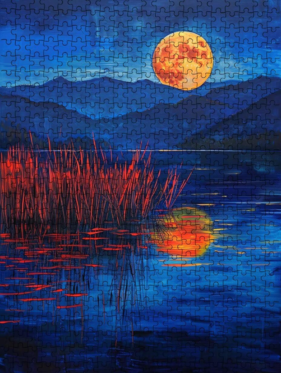 El Atardecer del Arroz Puzzle 3000 Piezas, Rompecabezas Adultos Puzzle, Desafiante Puzzles de Decoración Juego de, Juego Educativo para Toda la Familia, para Regalo Decoración FNKL7-956