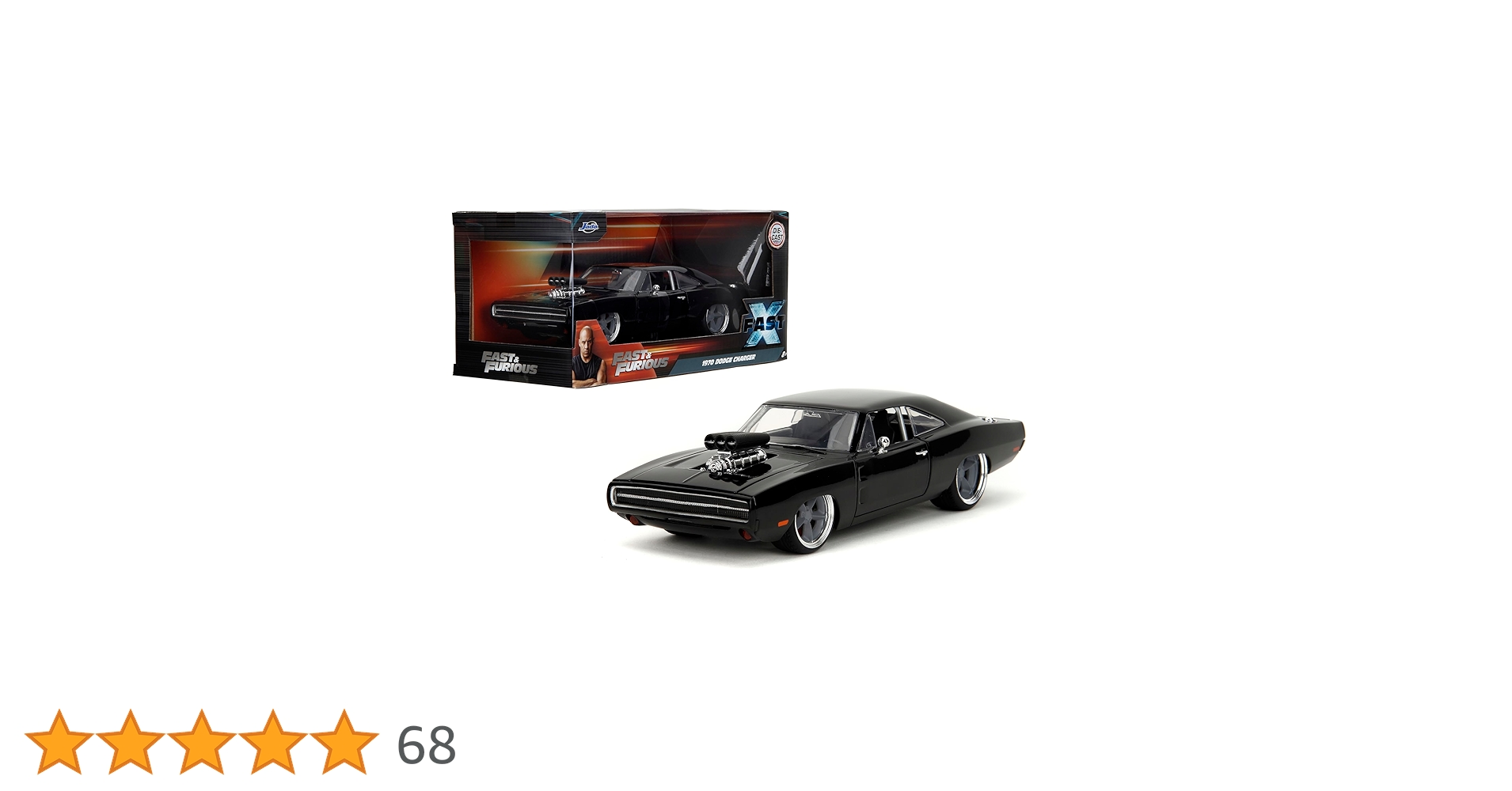 Jada Toys Fast & Furious Fast X 1:24 1970 Dodge Charger Die