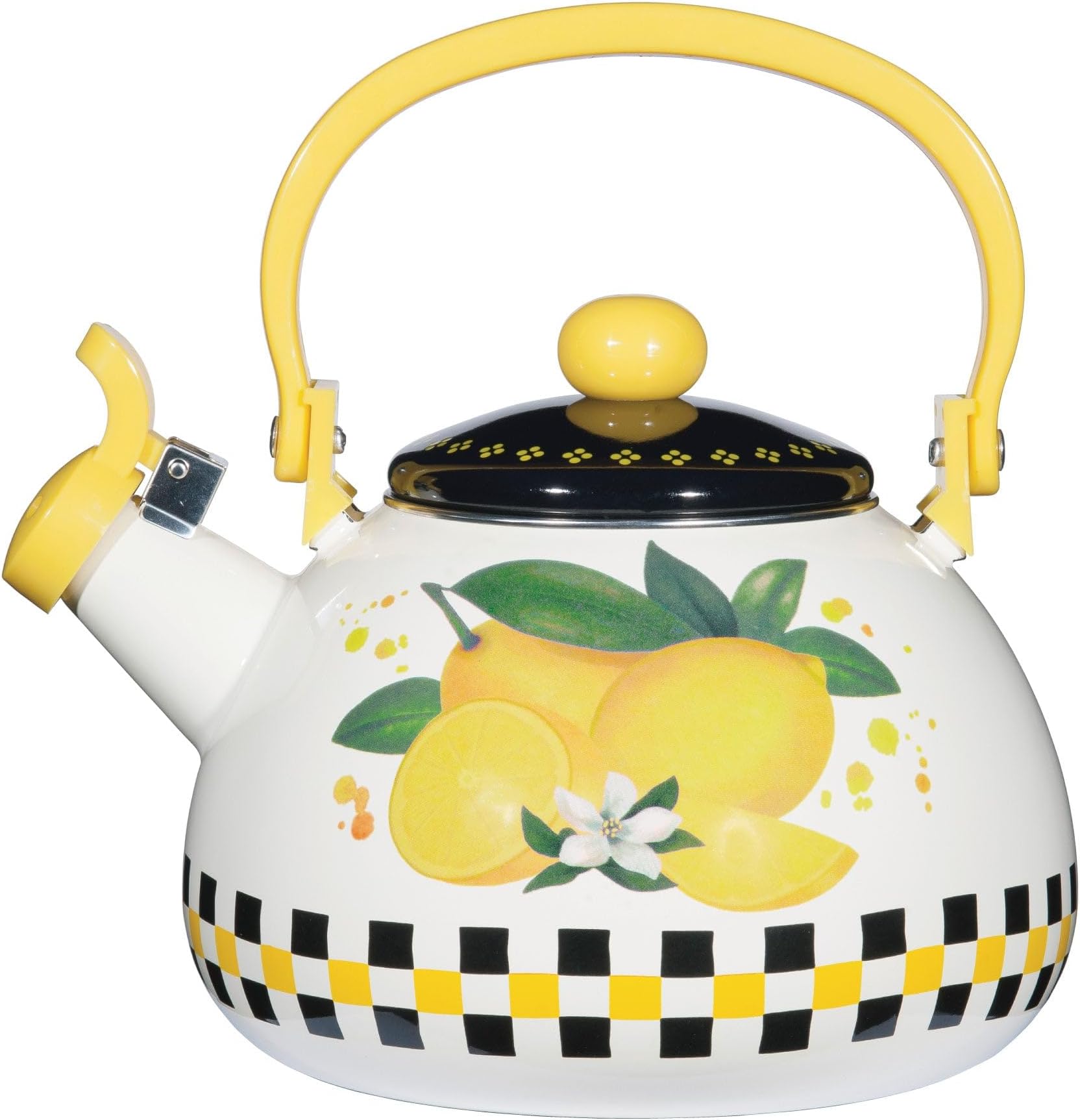 Whistling Tea Kettle for Stove Top Enamel on Steel