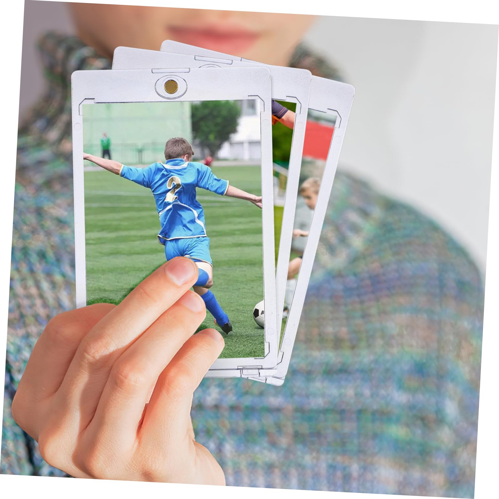 BESTonZON 18stücke Teiliges Magnetischer Kartenhalter Mit Uv-schutz Transparente Schutzhüllen Für Sammelkarten Baseballkarten Und Trading Cards Einfache Handhabung Und Klare Sichtbarkeit