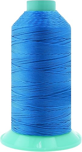 Miniatura 748 de Mandala Crafts Hilos de coser resistentes de nailon consolidado, hilo para tejer jeans de cuero, hilos de tapicería marina al aire libre, Beige