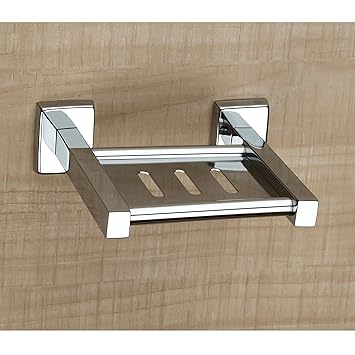 Fortune Premium Stainless Steel Bathroom Soap Stand/Soap Holder/Soap Dish/Sabun Case Bathroom Accessories for Homes, Hotels (Pack of 1)