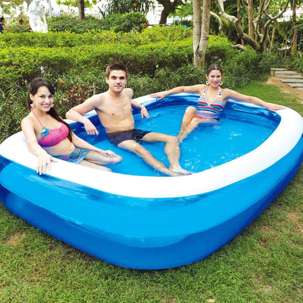 Inflatable Swimming Pool Thickened wear - Resistant Paddling Pool Children and Adults Home Swimming Supplies (11x88x33厘米)
