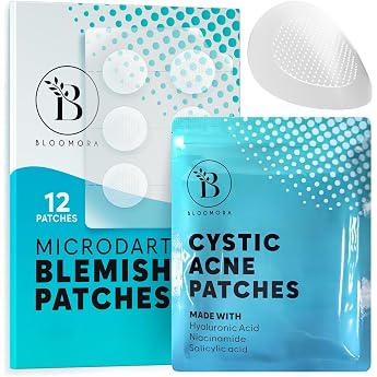Microcrystal Pimple Patch Pack of 12 with Niacinamide and Hyaluronic Acid