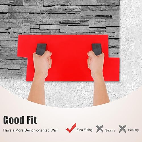 Miniatura 13 de Sello de hormigón de poliuretano, tapete de textura de hormigón para acabados de patrón estampado, herramientas de estampado de moldes de pared