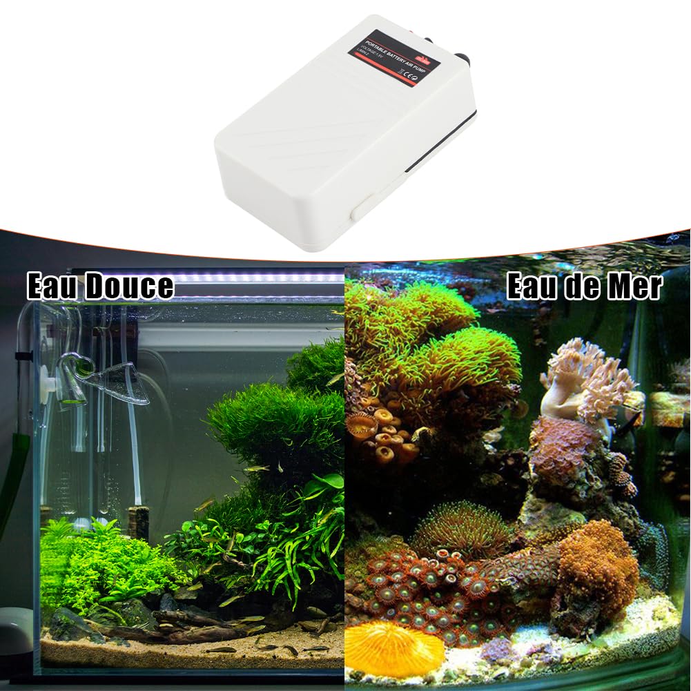 Pompe à Air Silencieuse Pour Aquarium, Pompe De Compresseur De Poisson 16 W Pompe A Air Aquarium De Reglage Pompe A Oxygene De Poisson Puissante 94868418