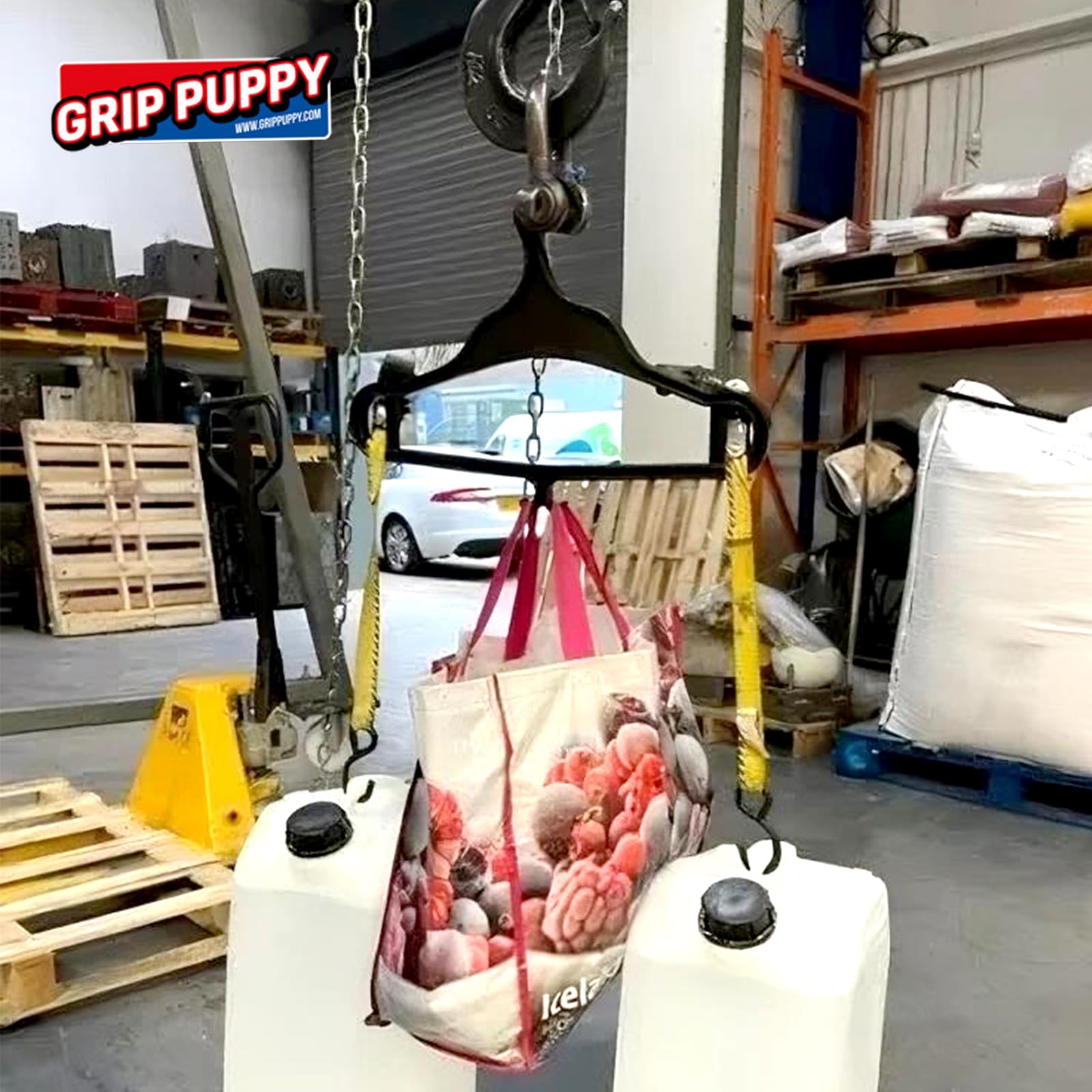Grip Puppy Extra robuster Kleiderbügel, 60 kg, hergestellt in Großbritannien aus recycelbarem Kunststoff