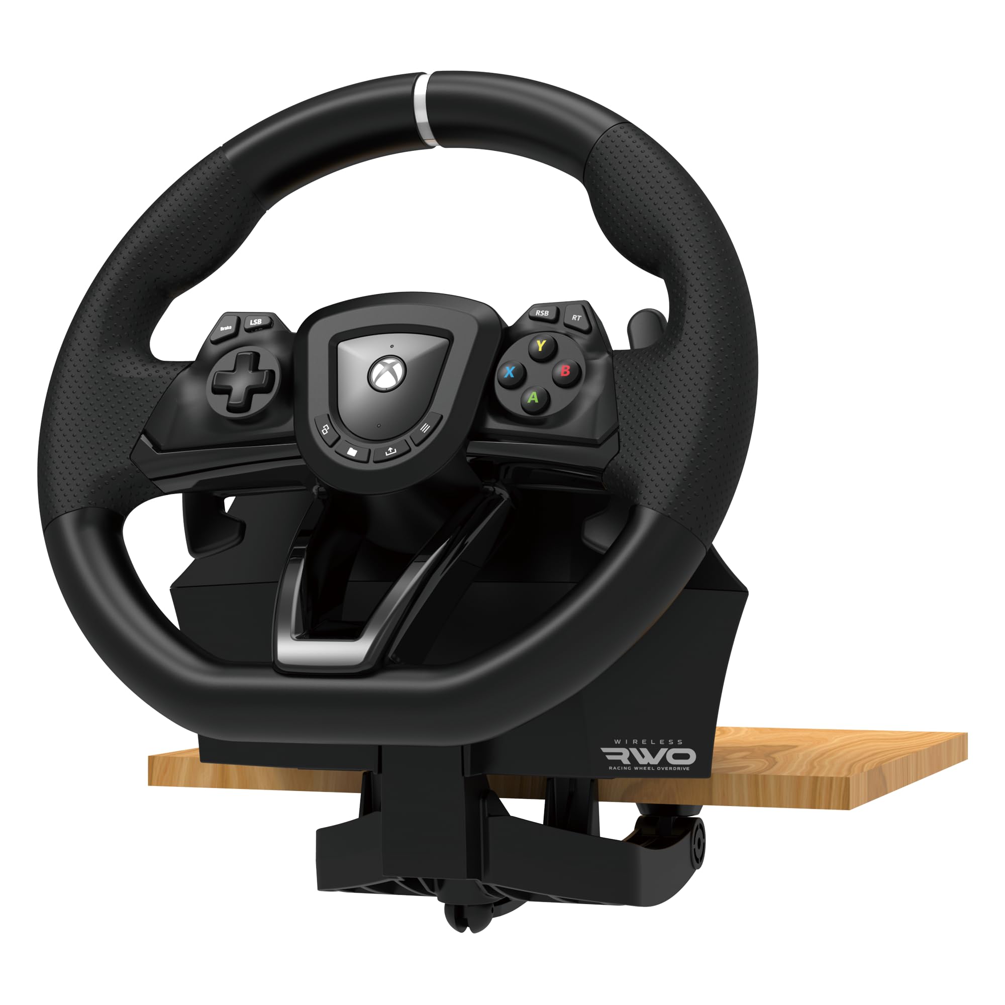 HORI Wireless Racing Wheel Overdrive for Xbox Series X|S, Xbox One - Officially Licensed by Microsoft - Xbox Series X/S - Very Good - Used Controller - Image 4