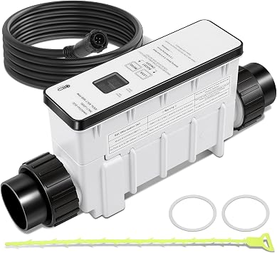 IC40 Salt Cell Saltwater Chlorine Generator, Replacement Cell Compatible with Pentair IC40, EC-520555 Salt Chlorinator System for Inground Pools Up to 40,000 Gallons