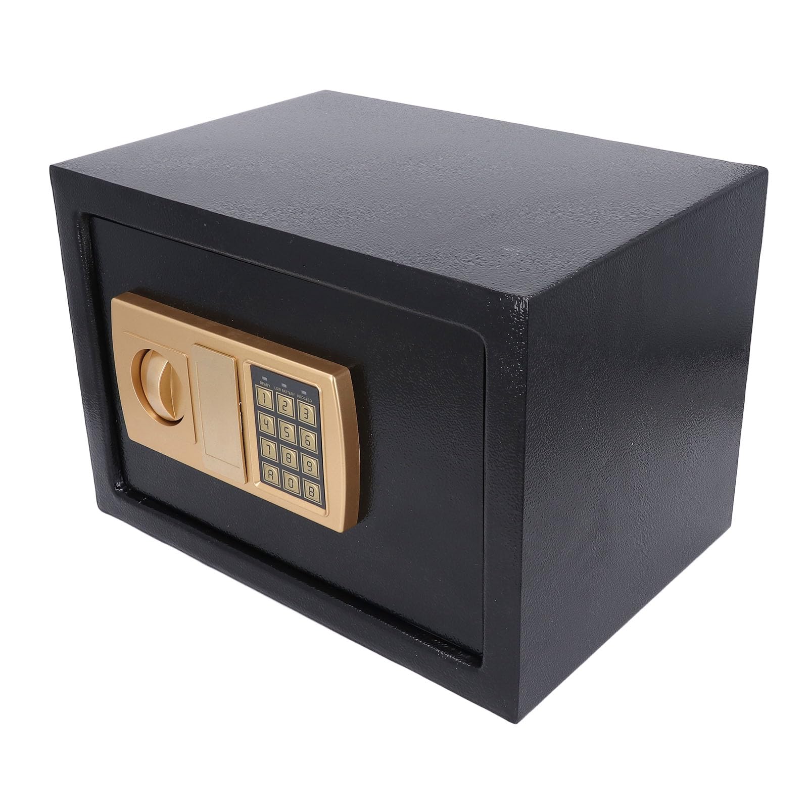 Aramox Coffre-fort de sécurité Numérique, Boîte d'économie d'argent en Acier 36 X 25 X 25 Cm avec Serrure à Clavier, clé 'urgence, Conception Portable pour la Maison, les Voyages, le Bureau, le