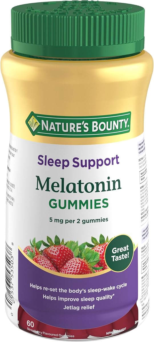 NATURE'S BOUNTY Melatonin, 2.5mg, Helps Re-Set the Body's Sleep Cycle & Improve Sleep Quality, 150 g